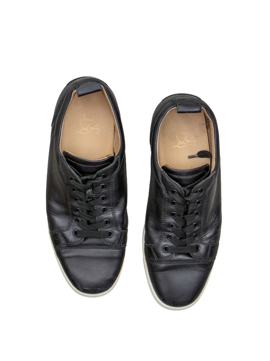 Christian Louboutin Rantulow Black Leather Low Top Sneakers Men’s EU 43 US 10 main image 7
